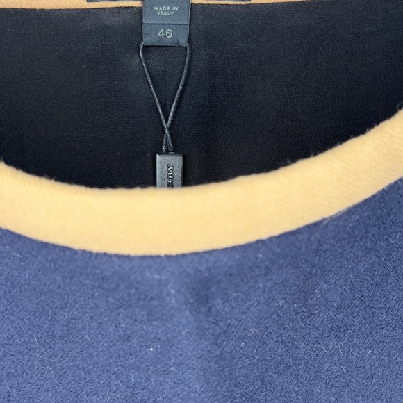 BURBERRY | Wool Pencil Skirt - Navy & Camel/Tan NWT - Picture 3 of 14